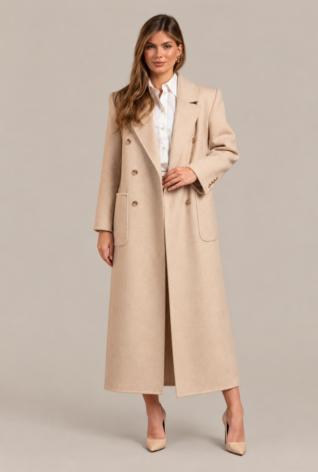 Пальто в стиле Fendi